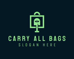 Bag - Shovel Shopping Bag logo design