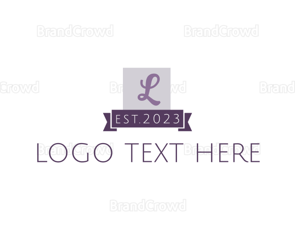 Feminine Elegant Boutique Logo