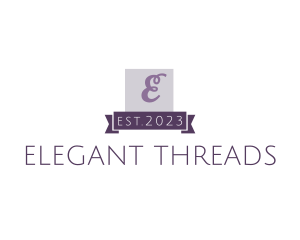 Feminine Elegant Boutique logo design