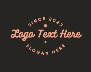 Funky Cursive Business Logo