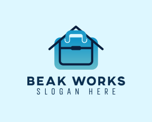 Home Office Briefcase Job logo design