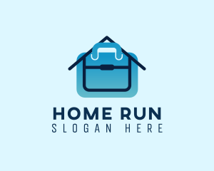 Home Office Briefcase Job logo design