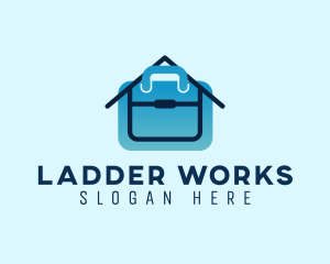 Home Office Briefcase Job logo design