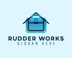 Home Office Briefcase Job logo design