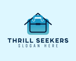 Home Office Briefcase Job logo design