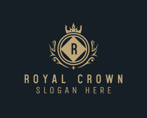 Royal Diamond Crown logo design