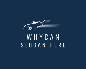 Fast Car Zigzag  logo design