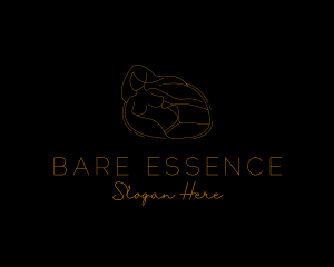 Nude Erotic Woman logo design