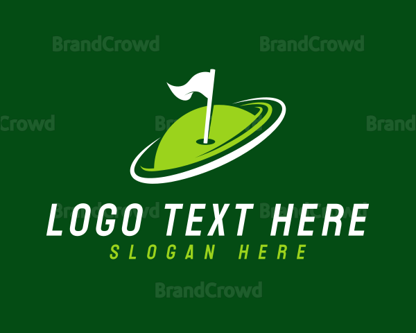 Golf Tournament Flag Logo