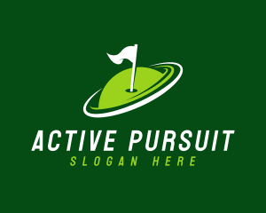 Activity - Golf Tournament Flag logo design