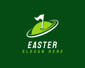 Flag - Golf Tournament Flag logo design