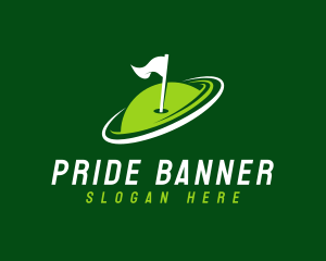 Golf Tournament Flag logo design