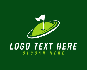 Golf Tournament Flag Logo