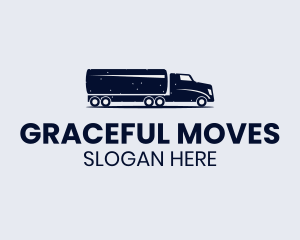 Tank Truck Transport  logo design