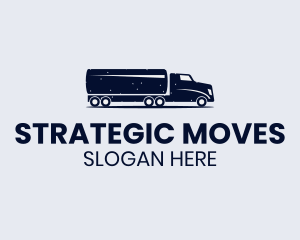 Tank Truck Transport  logo design