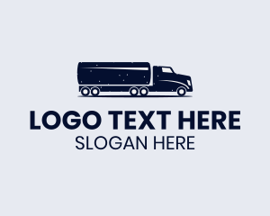 Moving Company - Tank Truck Transport logo design