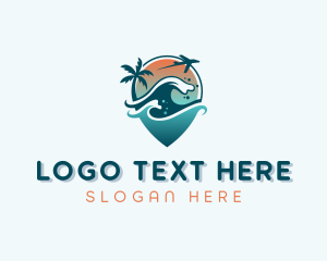 Surfer - Travel Holiday Tour logo design