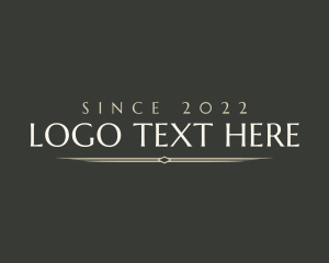 Luxury Business Wordmark Logo