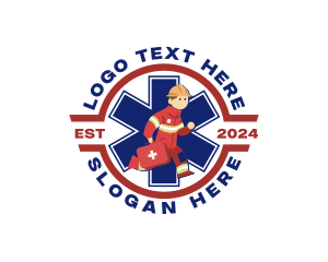 Patient - Paramedic Emergency Healthcare logo design