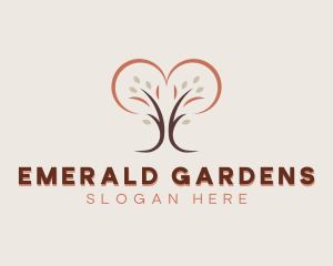 Garden Tree Park logo design