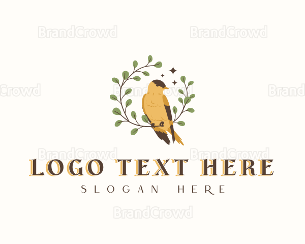 Nature Fowl Bird Logo