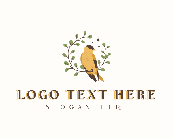 Fowl - Nature Fowl Bird logo design