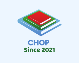 Ebook - Academic Book Stack logo design