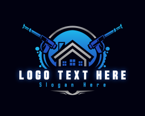 Clean - Roof Pressure Cleaning logo design