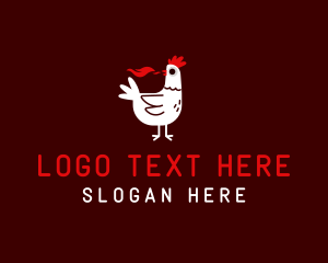 Fried Chicken - Spicy Chicken Restaurant logo design