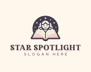 Astronomy Girl Learning logo design