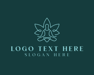 Reiki - Therapeutic Yoga Meditation logo design