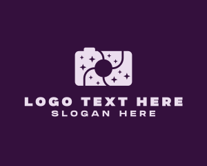 Camera - Purple Space Camera logo design