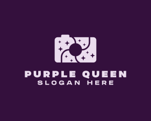 Purple Space Camera logo design