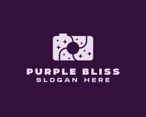 Purple Space Camera logo design