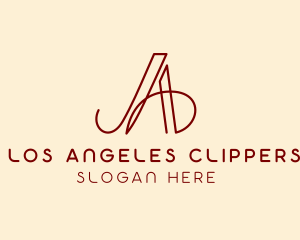 Elegant Fashion Boutique Letter A Logo