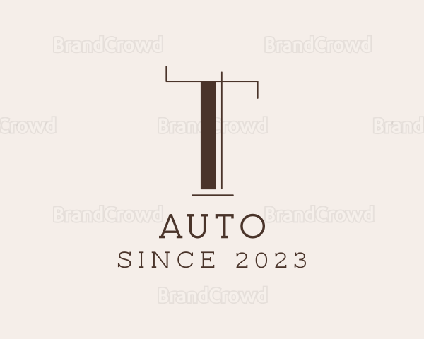 Professional Fancy Minimalist Letter T Logo