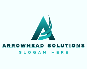 Professional Company Letter A logo design