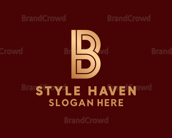 Modern Elegant Letter B Logo