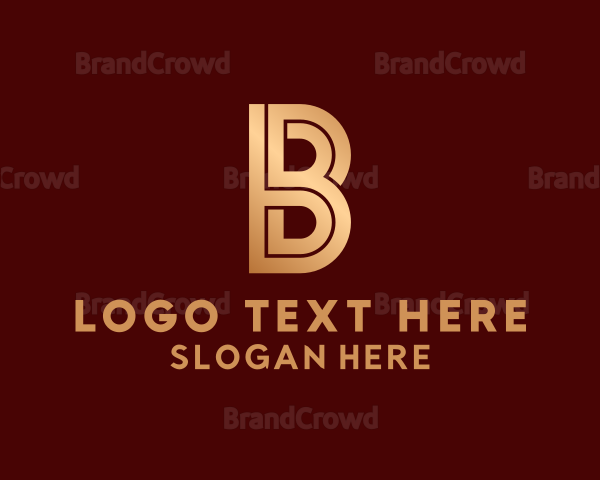 Modern Elegant Letter B Logo