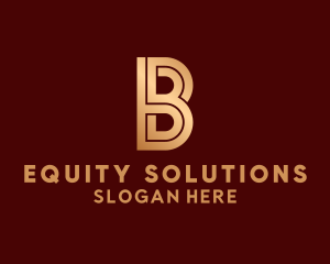 Equity - Modern Elegant Letter B logo design