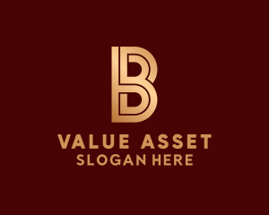 Asset - Modern Elegant Letter B logo design