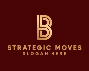 Modern Elegant Letter B Logo