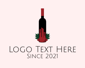 Liquor Shop - Urban City Bar logo design