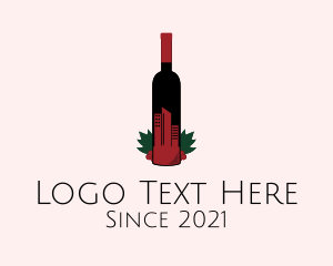 Alcoholic - Urban City Bar logo design