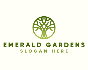 Natural Tree Garden logo design