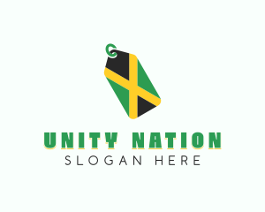 Jamaica Flag Tag logo design