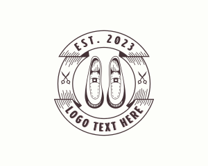 Shoemaking - Leather Fashion Shoes logo design
