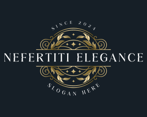 Elegant Floral Ornament logo design