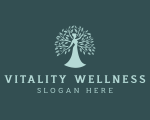 Wellness Beauty Tree logo design