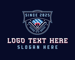League - Baseball Sports League logo design